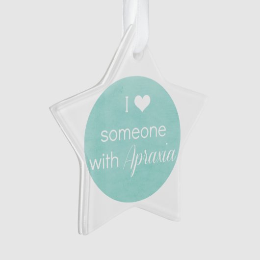 Iハート失行症の星のオーナメントとの誰か オーナメント (正面)