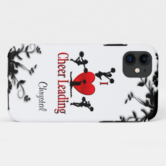 Iハート応援リードパーソナライズされた Case-Mate iPhoneケース (裏面(横))