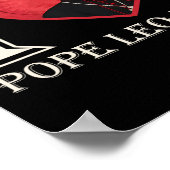 Iハート教皇ロバート・フランシス・プレヴォスト・レオ14世267世 ポスター (角)