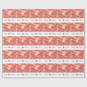 Iハート旗（ベトナム） ラッピングペーパー (フラット)