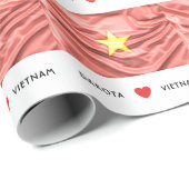 Iハート旗（ベトナム） ラッピングペーパー (ロールコーナー)