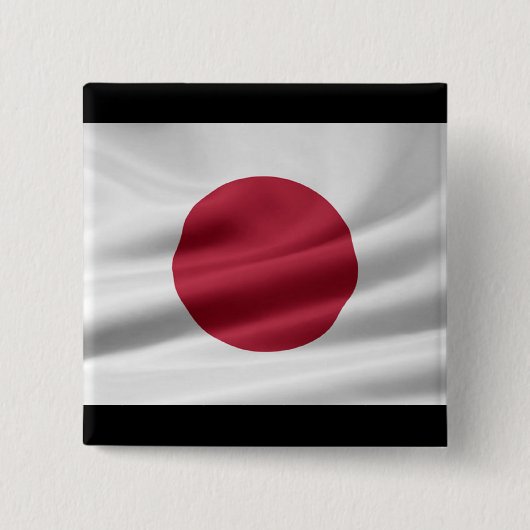 Iハート日本/日本国旗 缶バッジ (正面)