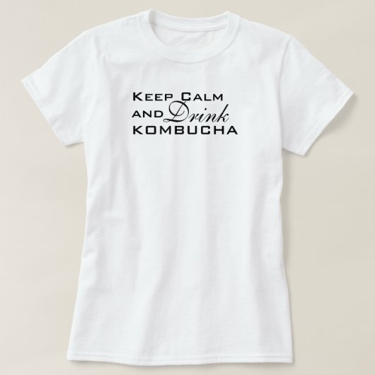 Iハート昆布茶 Tシャツ (デザイン正面)