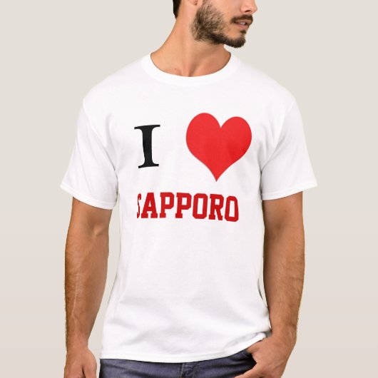 Iハート札幌 Tシャツ (正面)