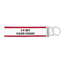 Iハート杖のCorsoの私のリストレットKeychain リストバンドキーホルダー