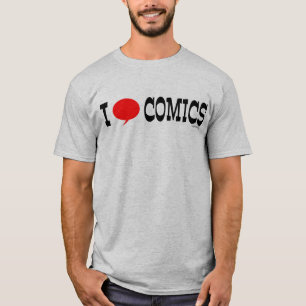 Iハート漫画 Tシャツ