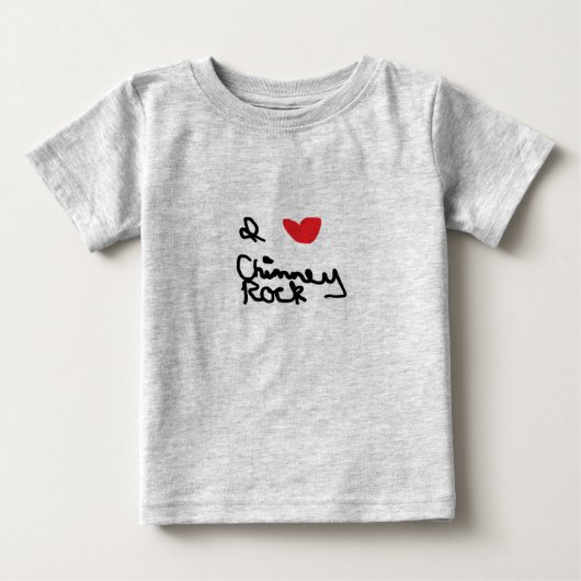 Iハート煙突ロック ベビーTシャツ (正面)