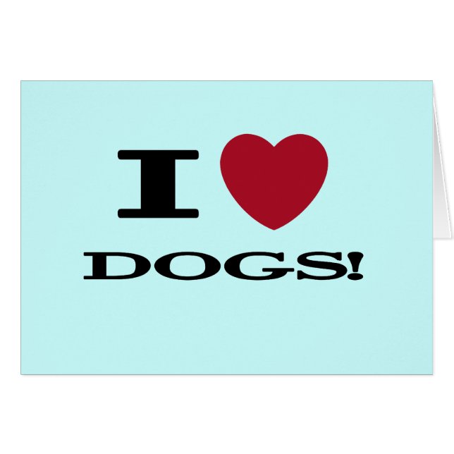 Iハート犬のTシャツおよびギフト (正面横)