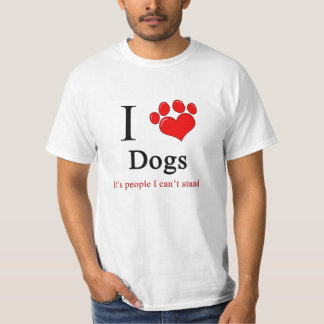 Iハート犬 Tシャツ