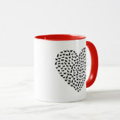 Iハート猫 マグカップ (正面右)