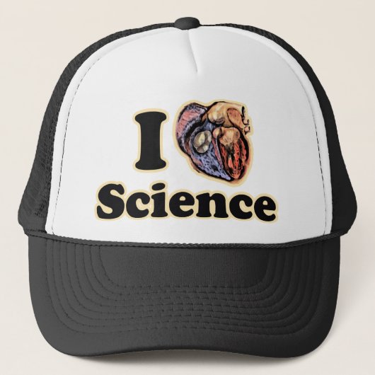 Iハート理学解剖学的に正しいギーク キャップ (正面)