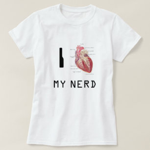 Iハート私のおたく Tシャツ