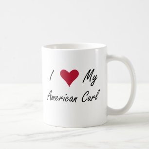 Iハート私のアメリカのカール コーヒーマグカップ