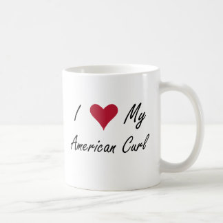 Iハート私のアメリカのカール コーヒーマグカップ