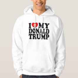 Iハート私のドナルド・トランプ第47代大統領 パーカ
