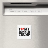 Iハート私のドナルド・トランプ第47代大統領 マグネット (インサイチュ (食洗機))