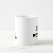 Iハート私のボスのマグ コーヒーマグカップ (中央)