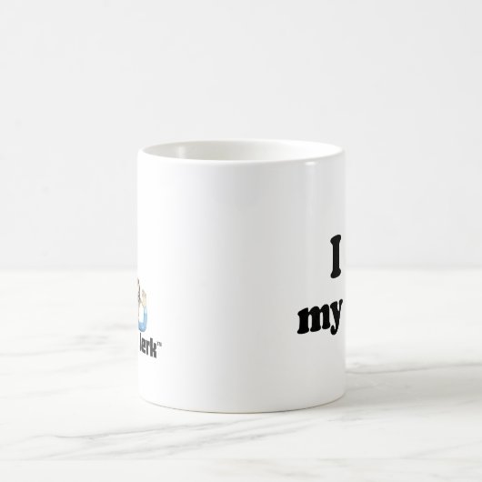 Iハート私のボスのマグ コーヒーマグカップ (中央)