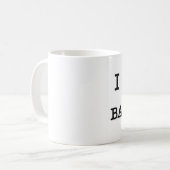 Iハート私の女の赤ちゃん コーヒーマグカップ (正面左)