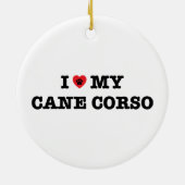 Iハート私の杖Corso セラミックオーナメント (裏面)