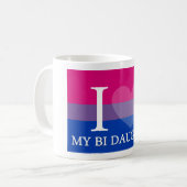 Iハート私のBiの娘 コーヒーマグカップ (正面左)