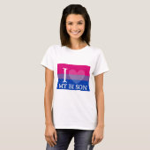 Iハート私のBiの息子 Tシャツ (正面フル)