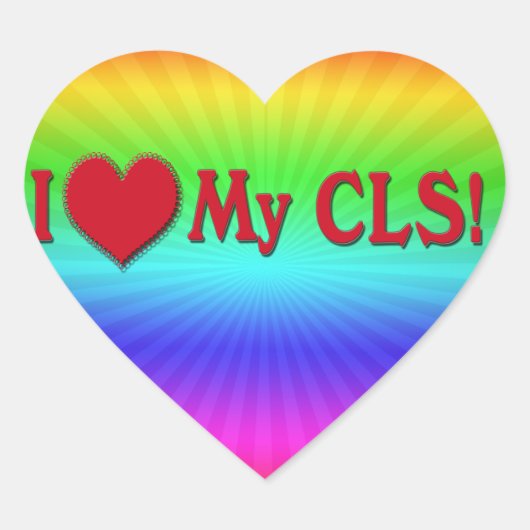 Iハート私のCLS臨床検査科学者 ハートシール (正面)