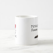 Iハート私のWegie コーヒーマグカップ (中央)