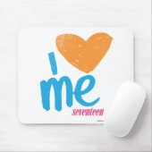 Iハート私オレンジか水 マウスパッド (マウス)