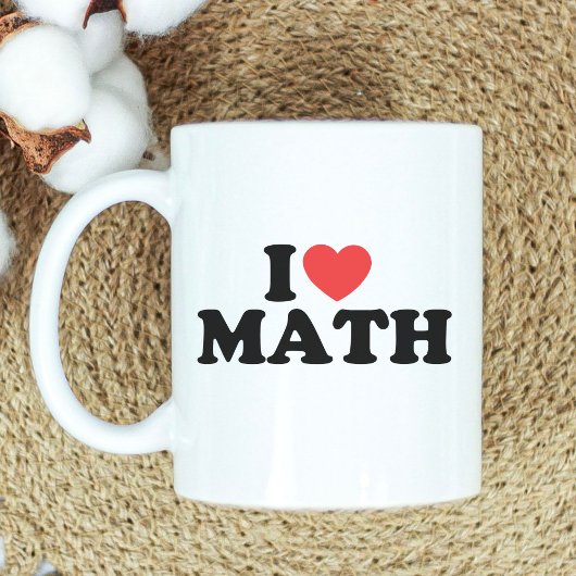 Iハート算数先生評価新学期 コーヒーマグカップ