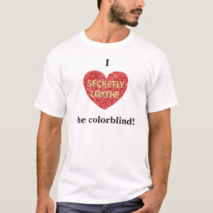 Iハート色盲 Tシャツ