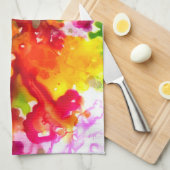 Iハート色 キッチンタオル (四つ折り)