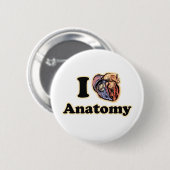Iハート解剖学すごいギーク先生 缶バッジ (正面&裏面)