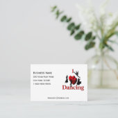 Iハート踊りダンスカード 名刺 (スタンド正面)