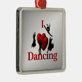 Iハート踊り メタルオーナメント (右)