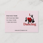 Iハート踊り 名刺 (正面)