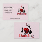 Iハート踊り 名刺 (正面/裏面)