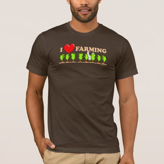 Iハート農業 Tシャツ (正面)