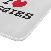 Iハート野菜ガラスの台所用カッティングボード カッティングボード (角)