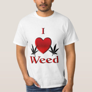 Iハート雑草 Tシャツ