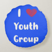 Iハート青年団ラウンドピロー ラウンドクッション (裏面)