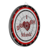 Iハート音楽規制ダーツボード ダーツボード (正面左)