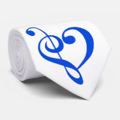 Iハート音楽赤いタイ ネクタイ (ロール)