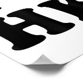 Iハート香港イニシャルI Love H.k.ファーストとラストナム ポスター (角)