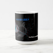 Iハート3Dサメ コーヒーマグカップ (中央)