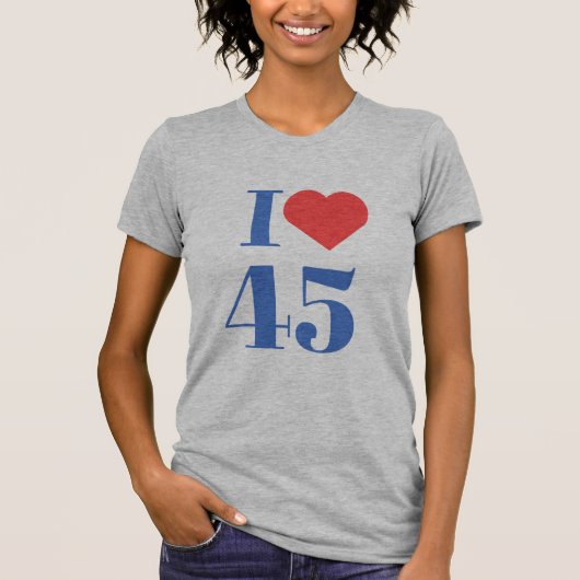 Iハート45 Tシャツ (正面)