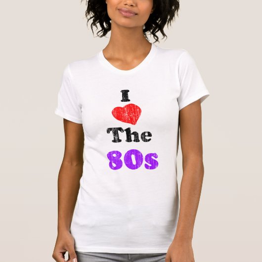 Iハート80年代のヴィンテージのTシャツ Tシャツ (正面)