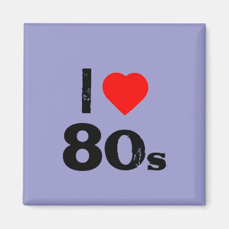 「Iハート80年代」冷蔵庫用マグネット マグネット
