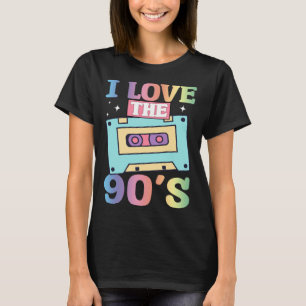 Iハート90年代90年代笑わされる90動揺して年代 Tシャツ