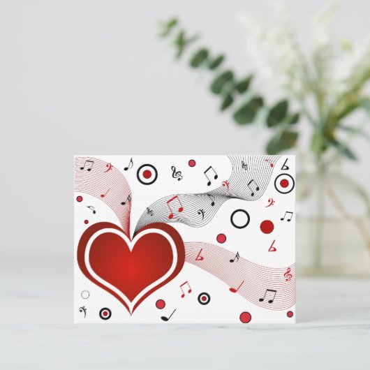 Iハート – はがき (スタンド正面)